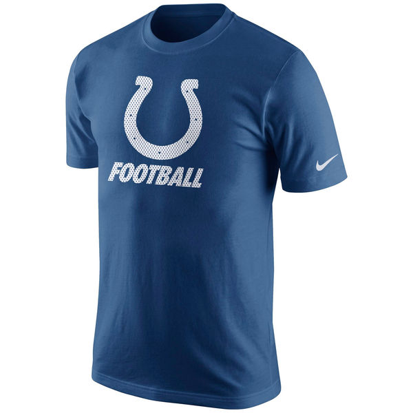 Men NFL Indianapolis Colts Nike Facility TShirt  Royal Blue